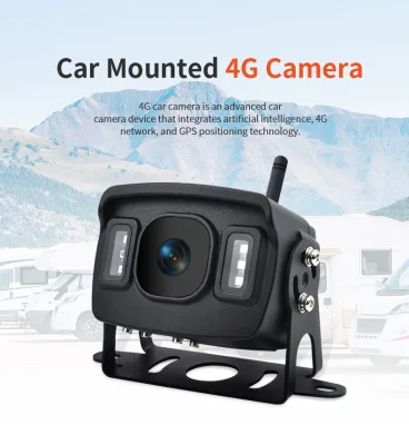 Real Factory 4G Wireless Mobile Phone Connected Front/Backup Camera 720P AHD Infrared Driving Recorder Camera IP68 for Truck Bus