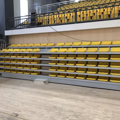 High Quality Retractable Bleacher Seats for Soccer Field Basketball Court