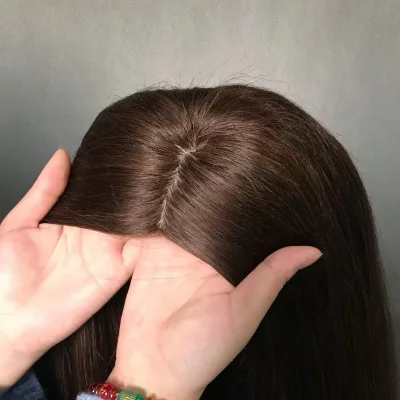 Chinese Supplier Gorgeous Jewish Topper Hair 100% Remy Human Hair Beautifully Crafted for Elegant Style and Comfortable Wear