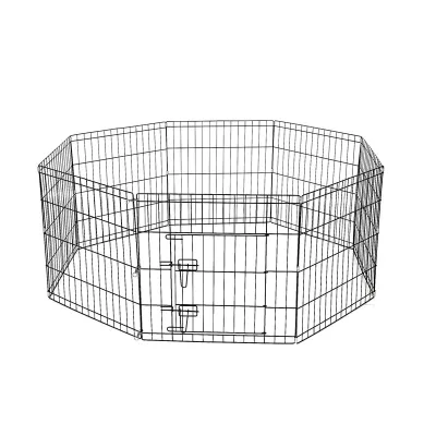 Dogs Playpen Stainless Steel Pet Safe Pet Playpen Foldable