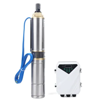 Solar Pump 109m Max Head 1.7m3/h Solar Water Well Pumps Solar Water Pumping System for Deep Well