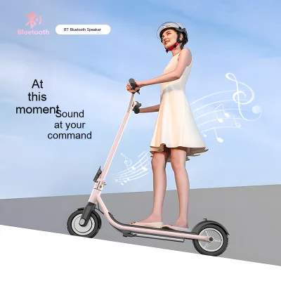 New Long-lasting Brushless Motor 250W Foldable Electric Scooter with LED Light Enclosed Design 100kg Load Capacity