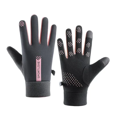 Factory Wholesale Waterproof Thermal Gloves Winter Touch Screen Gloves Winter Knit Warmer Touch Running Gloves