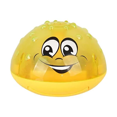 Automatic Electric Induction Ball Toy Spray Water Baby Bath Toy Floating with Light and Music