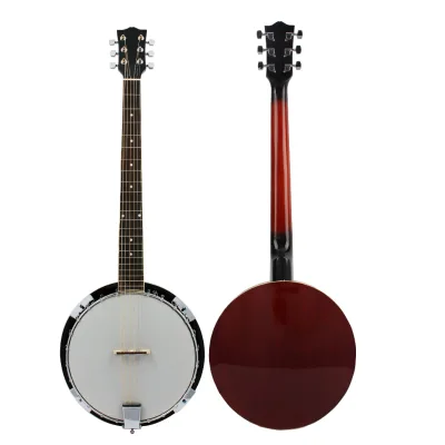 Customized Mahogany Banjo 6-String Musical Instruments High Quality Banjo