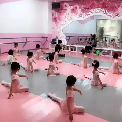 Customized Wholesale Different Colours Pvc Indoor Durable Dance Floor Mat