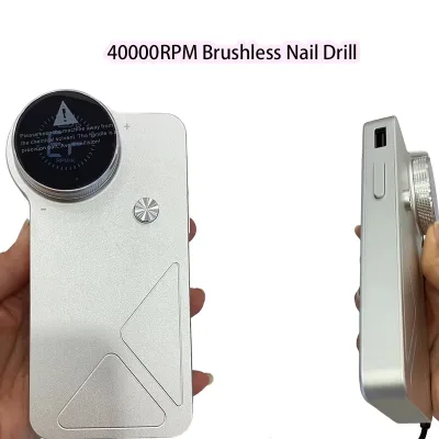 OEM Wireless Rechargeable Nail Drill Machine with 40000rpm Speed Brushless Motor Handpiece