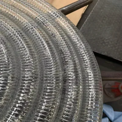 6mm-75mm Transparent Tube Light in Weight Flexible Fiber Spiral Transparent Steel Wire Hose