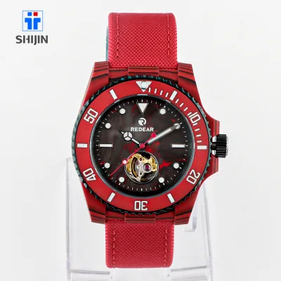 Custom Low MOQ Miyota Mechanical Automatic Water Resistant Analog Watches for Men with Sapphire Crystal Dial Customizable Logos