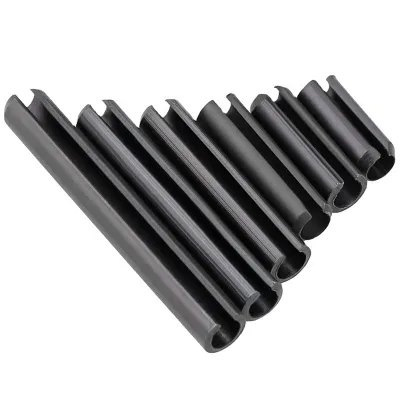 Cylindrical Elastic Pin DIN1481 High Quality Carbon Steel Black Slotted Spring Pin