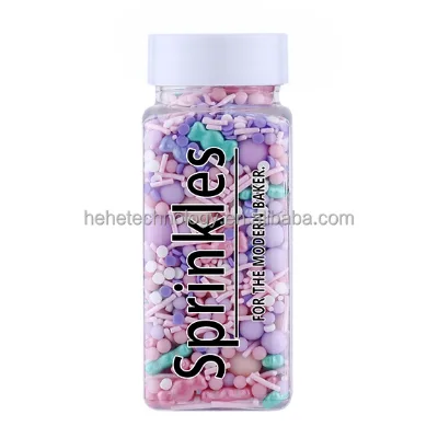 New Matt Sprinkles Mixes Valentine Bakery Decoration Ingredients Edible Sprinkles Cake Decoration for Cake Decorating Supplies