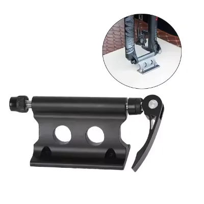 Space-Saving Bike Accessory: Quick Release Front Fork Clamp in Aircraft-Grade Aluminum