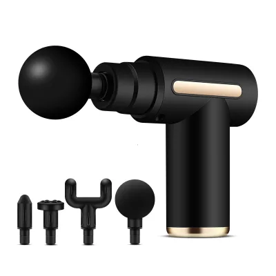 Hot Selling Portable Usb Rechargeable LCD Display Mini Massage Gun Muscle Booster Massage Gun