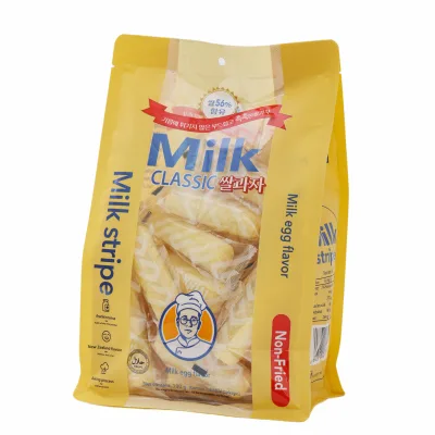 Delicious Healthy Rice Sticks Biscuit for Children and Family Packaged in a Reusable Bag