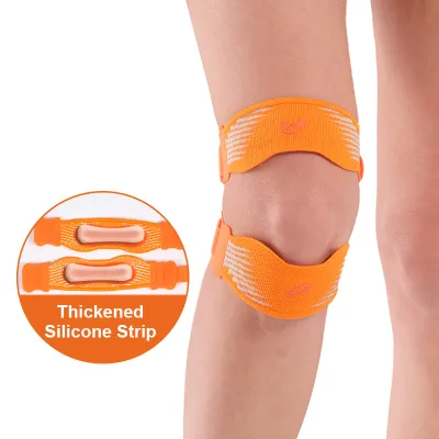 Adjustable Knee Strap Open Patella Support Band Breathable Anti-Slip for Running Hiking Fitness Custom OEM CE Knee Support