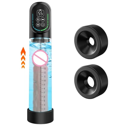 Training Pressure Male Water Bath Vacuum Pump Masturbation Device Penis Enlargement Erection Electric Sucking Adult Sex Toy