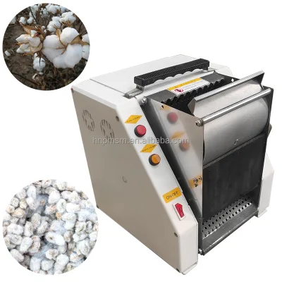 Electric Cotton Processing Machine Ginning Solutions Seed Cleaning Gin for Home Use High Efficiency Machine