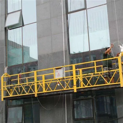 Modern Aluminum Alloy & Steel Suspended Work Platform with 100m/150m Lifting Height Rope Hanging
