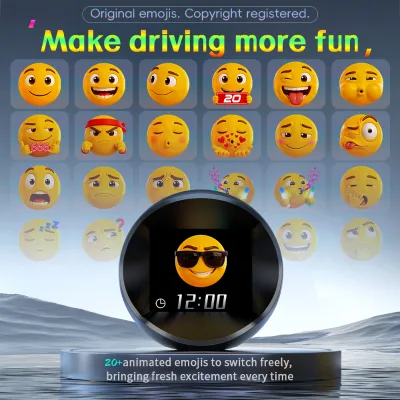 2026 New Multi-function Universal Car Gauge Q11 Speed Monitor Auto Meter GPS Plug and Play emoji Head up Displays