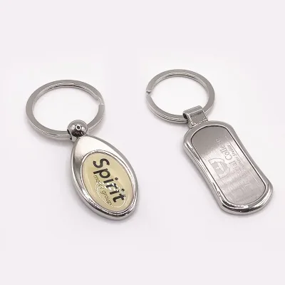 Modern Retro Vintage Style Custom Keychain Factory Printed Blank Enamel Car Logo Emblem Personalized Metal Keychain Gift
