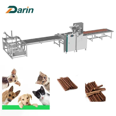 Multifunctional Extruder Soft Chews Meat Treats Manufacturing Machine Pet Dog Chew Processing Line