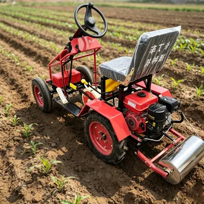 Convenient Agricultural Four Wheel Drive Ride on Planting Machine Plant Distance 40-43cm Soybean Planter 7.5hp for Agricultural