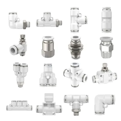 SINCKI Push-in Pneumatic Fittings Industrial Brass Air Tube Quick Connector 1 Year Warranty for Industrial Pneumatic