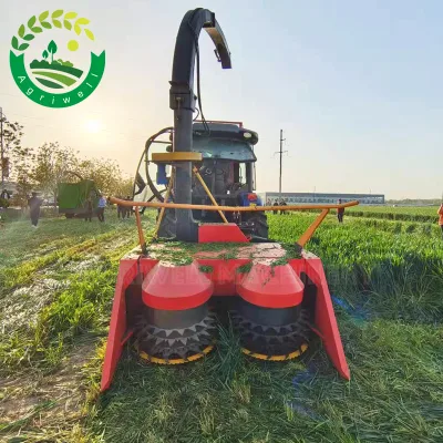 Maize Forage Harvester with Rear Discharge and High Speed Rotor Blades for Efficient Harvesting