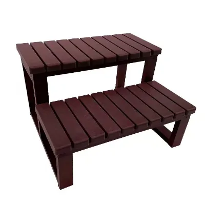 Modern Outdoor Spa Step Strong Plastic with Aluminum Feature Accessories for Hot Tubs in Hotels