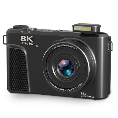 Customized Cross-border Mirrorless Camera 88-megapixel Resolution 8K Video Recording 7.1x-16x Optical Zoom 2"-3" Screen for
