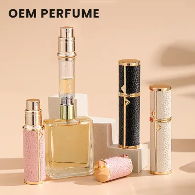 Private Label Portable Mini Travel High-End Perfume Base Refill Small Sample Perfume Aluminum Material Oem Perfume