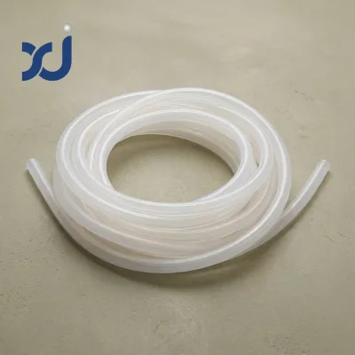 XJ Transparent Silicone Hose High Temperature Resistance F.D.A Certification Custom Cutting for Healthcare Auxiliary Equipment