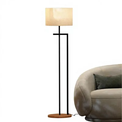 Cross-border Exclusive KD Lampshade Floor Lamp Modern Simple Garden Decoration