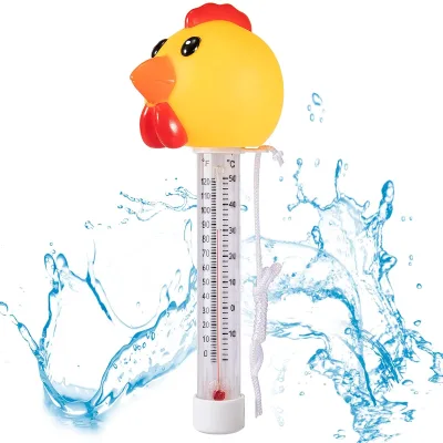 Adorable Animal Shaped Pool Thermometer Floating Bath Spa Temperature Gauge for Indoor Outdoor Use Instant Read, Waterproof