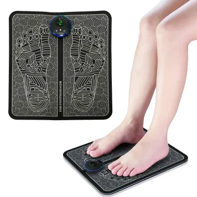 2024 Ems Foot Spa Tens Massage Electronic Pulse Foot Mat Massager for Foot Circulation Relax
