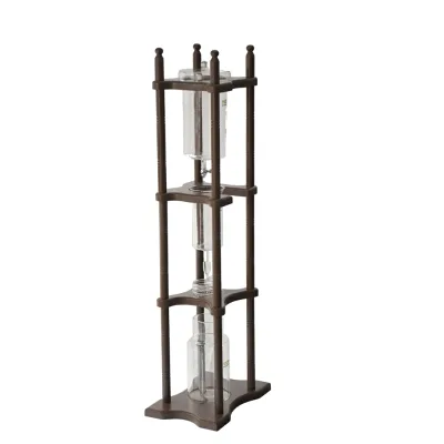 Hot Sale GATER 25Cups Dutch Iced Coffee Maker Wood Stand Ice Coffee Drip New Style Cold Brewer