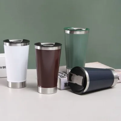 Wholesale 470ml SS304 double wall vacuum insulate Beer Tumbler with opener
