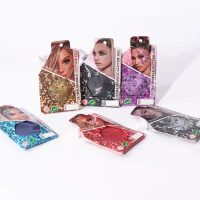 Make up Multichrome Glitter Gel Glitter Face Body Luminous Gel Private Label Cosmetic Duochrome Glitter Gel Glue