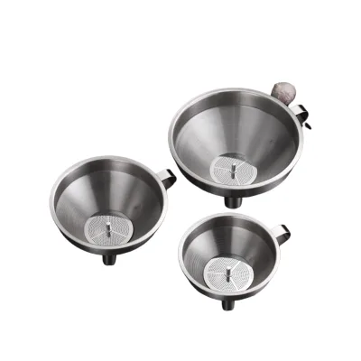 Funnel, Small-bore Funnel with Filter Screen, 304 Stainless Steel, Wine Whisker, Wine Spoon