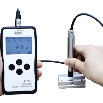 LS225 N1500 0-1500μm NFe Aluminum High Precision Coating Thickness Tester Handheld Coating Thickness Gauge