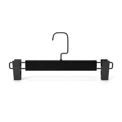 Premium Solid Wood Pants Hanger Gentle Grip Clip Design Avoids Creases Built for Neatly Organized Trousers and Skirts Hanger