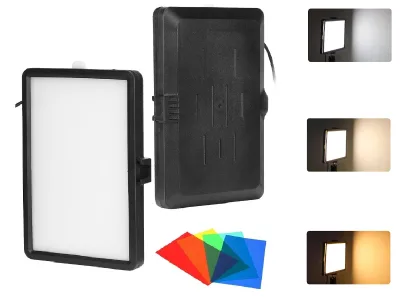USB Port On-Camera Colorful Video Lights Fill Lamp Mini Color Portable Photography Lighting With 4 Color Filters