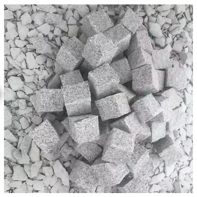 Factory Direct Natural Split Padang Light Grey Granite Cobblestone G603 Cost Per Square Meter