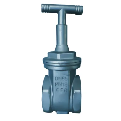 JTAIV Durable Quality Metal Screw End Stainless Steel SS Water Oil Flow Valves Medium Pressure Pipe Fitting Gate Valve