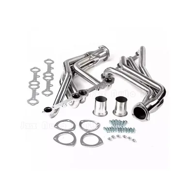 Car Exterior Accessories Heavy Duty Direct Fit Stainless Steel Manifold Header Set for EH28026 283/302/305/307/327/350/400