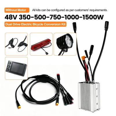 E-Bike 3 Mode Sine Waves Controller 48V Electric Bicycle Motor Brushless Controller 350W-1500W with S866 LCD Display