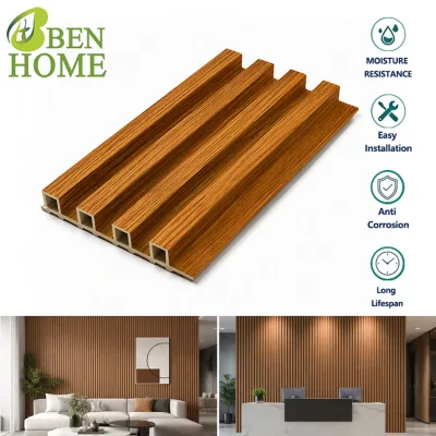 Quick Installation WPC Interior Wall Panel Decor Wall Board for Office Classroom Hotel Interior Decoration