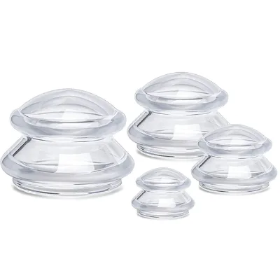 Medical Suction Cup Massage Jars Vacuum Cup Set of 4