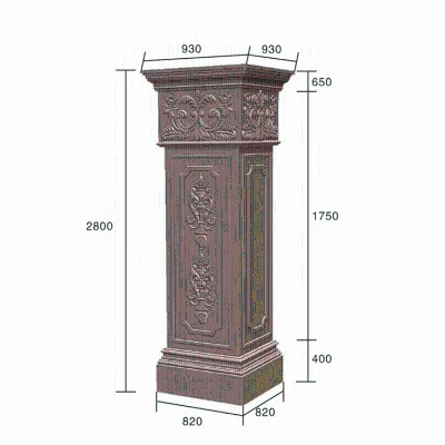 Hot Selling Cheapest Decorative Column Molding Roman Pillars Plastic Concrete Mode for Sale