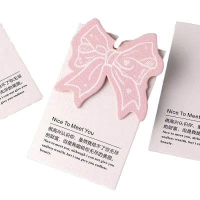 Eco-Friendly Hanging Tag for Paper Printed Bags with Hot-Stamping Caps & Garments